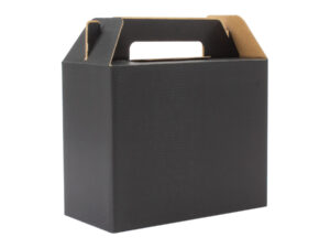 Caja autoarmable con asas, 25x20x12 cm