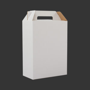 Caja autoarmable maleta 26x35x13 cm personalizable, vista 3