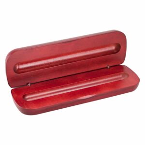 Porta bol&iacute;grafo madera personalizable, vista 3