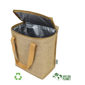 Cooler bag yute 10l personalizable, vista 3