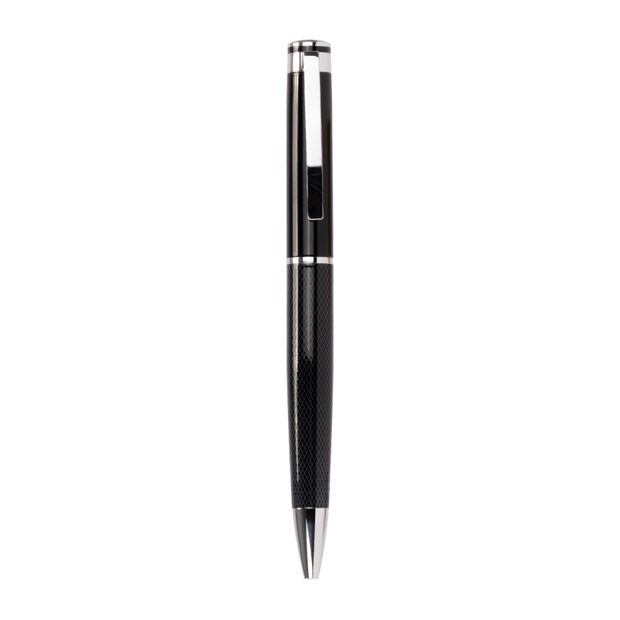 Bolígrafo ejecutivo dark en estuche rígido negro. 5 Bolígrafo ejecutivo dark en estuche rígido negro. personalizable, set completo