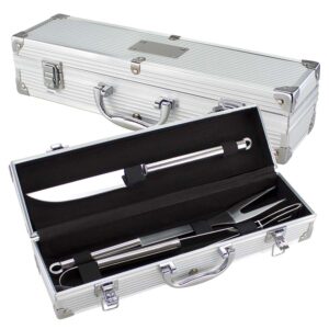 Deluxe bbq set metálico personalizable