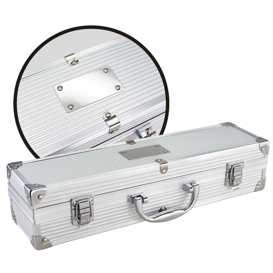 Deluxe bbq set metálico 3 Deluxe bbq set metálico personalizable, vista 3