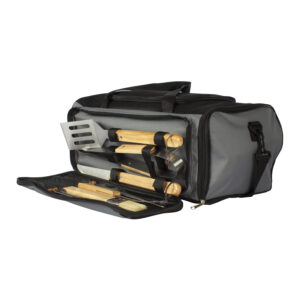 Set parrilla de asados con cooler y herramientas personalizable