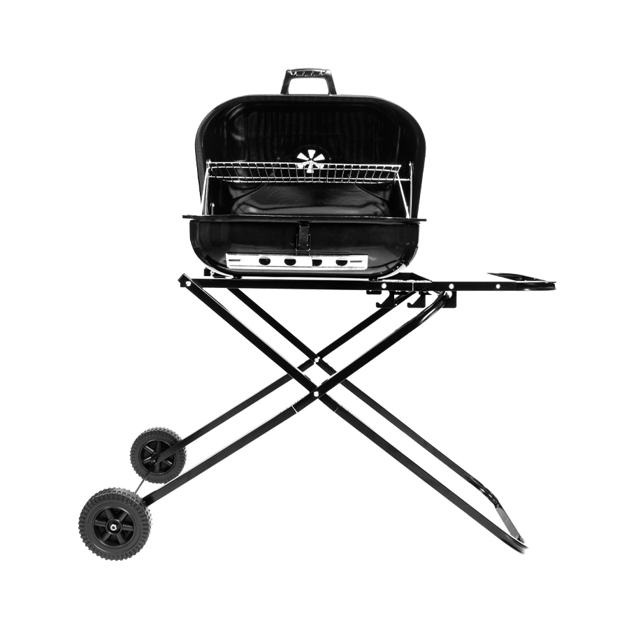 Parrilla plegable con ruedas 4 Parrilla plegable con ruedas - Imagen 4