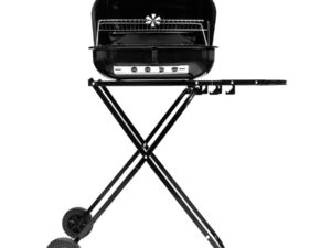 Parrilla plegable con ruedas