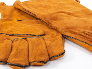 Par de guantes de cuero gamuza 9 H61 05 2