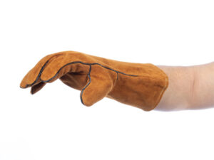 Par de guantes de cuero gamuza 13 H61 07 2