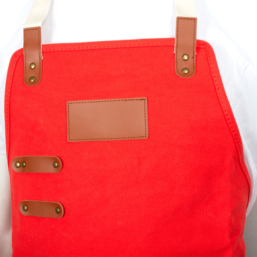 Pechera asador canvas 7 Pechera asador canvas personalizable, vista 7