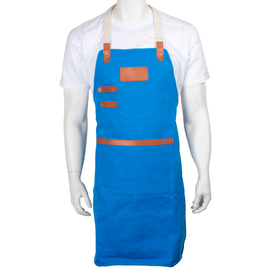 Pechera asador canvas 3 Pechera asador canvas personalizable, vista 3