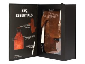 Set asador de gamuza de b?falo