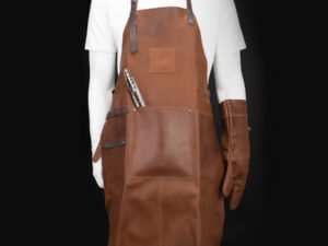 Set asador de cuero de búfalo 19 H72 1 1