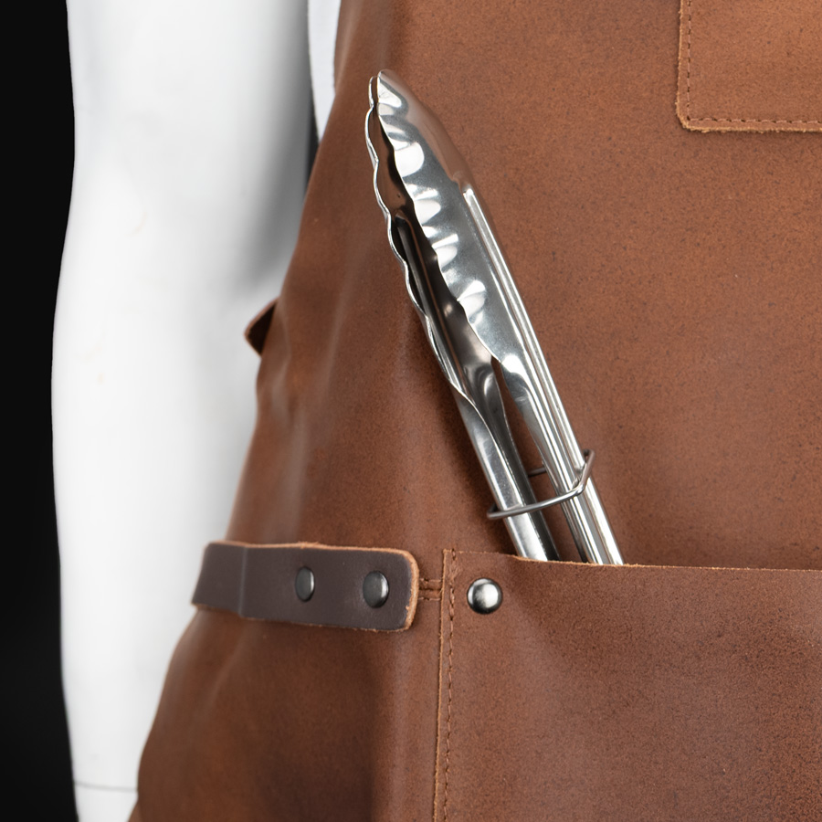 Set asador de cuero de búfalo 3 Set asador de cuero de búfalo - Imagen 3