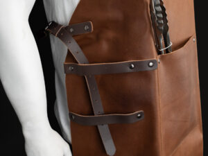 Set asador de cuero de búfalo 13 H72 3 1 1