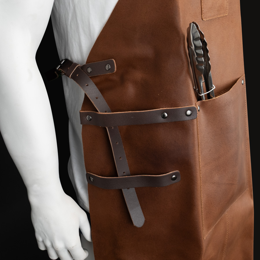 Set asador de cuero de búfalo 4 Set asador de cuero de búfalo - Imagen 4