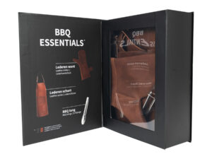 Set asador de cuero de búfalo 18 H72 9