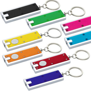 Llavero linterna bicolor personalizable