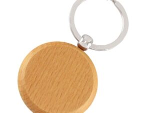 Llavero redondo de madera