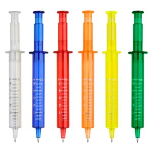 Bolígrafo jeringa personalizable