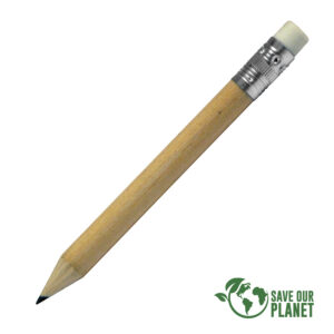 Lápiz grafito corto personalizable