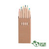 Set 6 lápices de colores personalizable