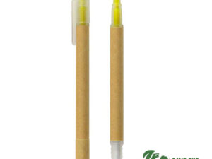 Bolígrafo eco con destacador