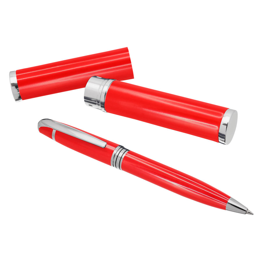 Bolígrafo metálico con estuche 2 Bolígrafo metálico con estuche personalizable, vista 2