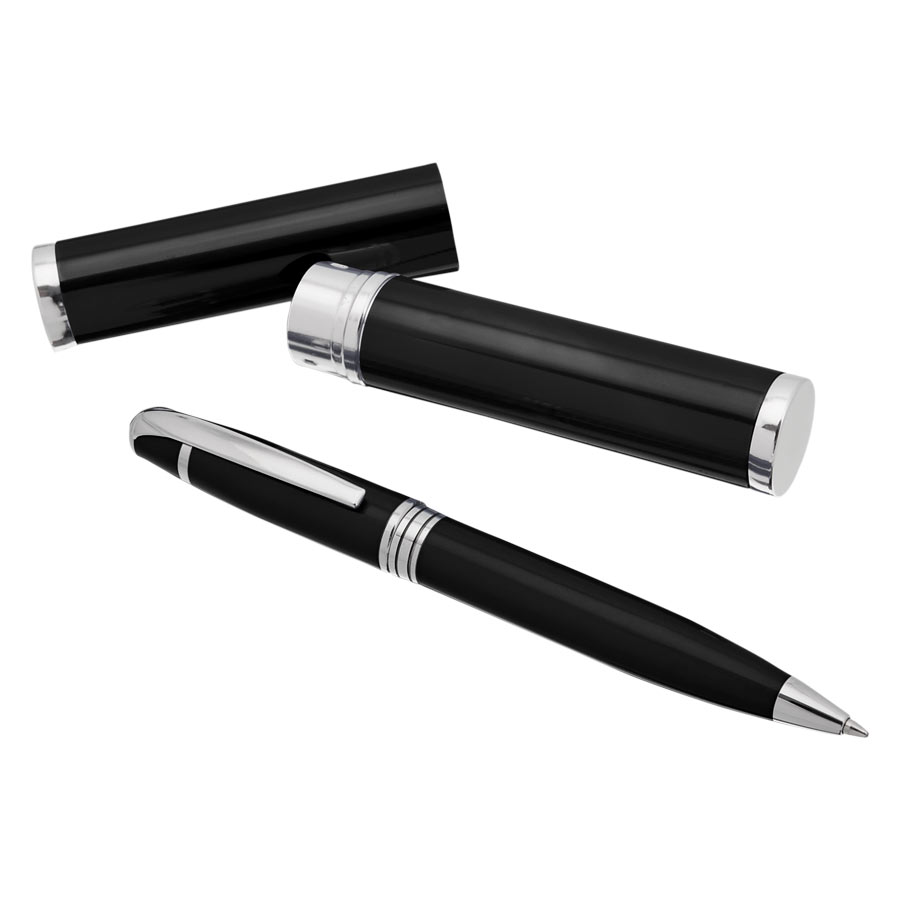 Bolígrafo metálico con estuche 3 Bolígrafo metálico con estuche personalizable, vista 3