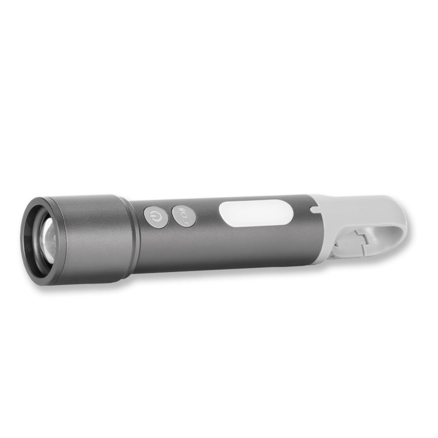 Linterna recargable táctica 5 Usb linterna táctica y lámpara recargable hook 15-en-1 personalizable, vista 5
