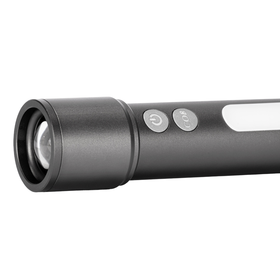 Linterna recargable táctica 4 Usb linterna táctica y lámpara recargable hook 15-en-1 personalizable, vista 4