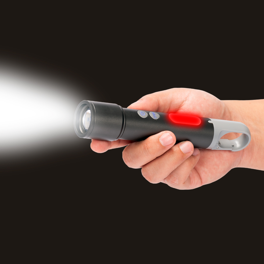 Linterna recargable táctica 1 Usb linterna táctica y lámpara recargable hook 15-en-1 personalizable