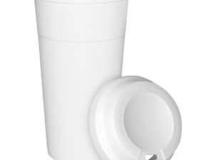Vaso blanco para café