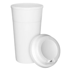 Vaso blanco para café personalizable