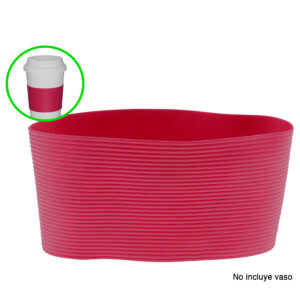 Grip de Silicona 17 Grip de silicona personalizable, color fucsia