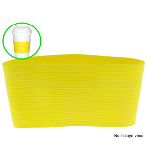 Grip de Silicona 13 Grip de silicona personalizable, color amarillo