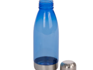 Botella pl&aacute;stica tapa acero inoxidable personalizable, vista 3