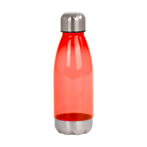Botella plástica tapa acero 18 Botella plástica tapa acero inoxidable personalizable, vista 9