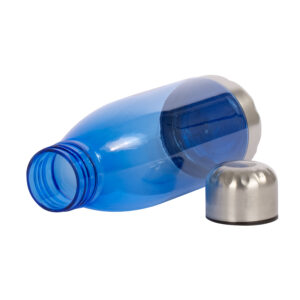 Botella plástica tapa acero 13 Botella plástica tapa acero inoxidable personalizable, vista 4