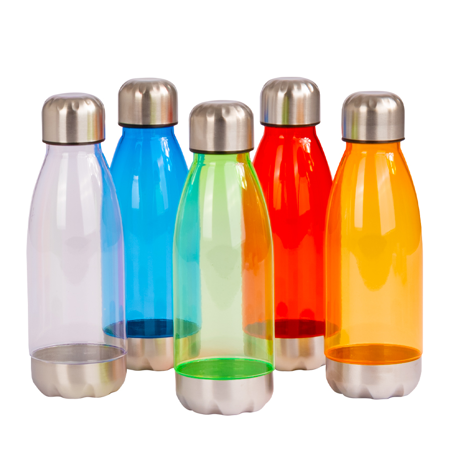 Botella plástica tapa Acero Inoxidable 1 Botella plástica tapa Acero Inoxidable