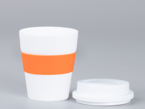 Mug Express Cup White 356cc con banda silicona 24 M170 10 1