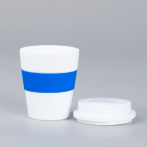 Mug Express Cup White 356cc con banda silicona - Imagen 5