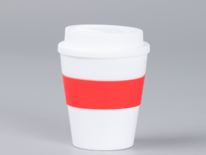 Mug Express Cup White 356cc con banda silicona 21 M170 7 1