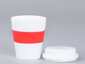 Mug Express Cup White 356cc con banda silicona 22 M170 8 1