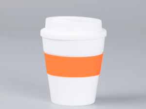 Mug Express Cup White 356cc con banda silicona 23 M170 9 1