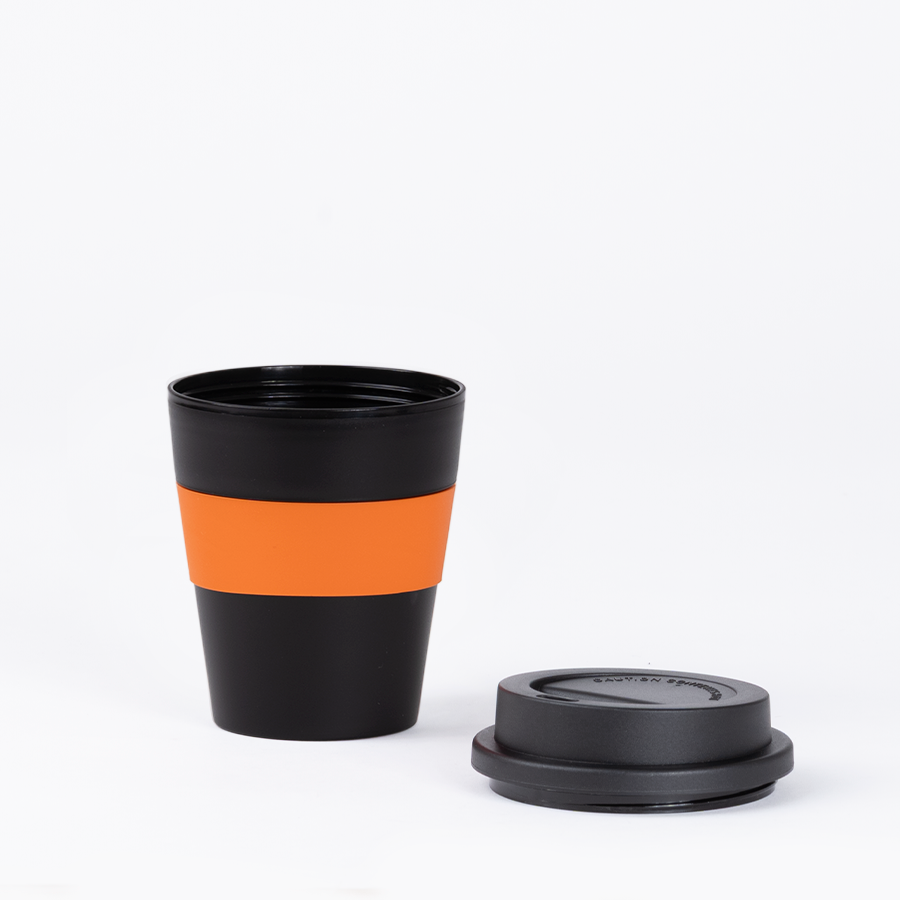 Mug Express Cup Black 356cc con banda silicona 6 Mug Express Cup Black 356cc con banda silicona - Imagen 6
