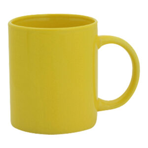 Tazón cerámico de color 12 Tazón cerámico de color personalizable, color amarillo