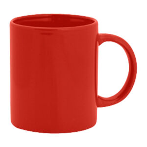 Tazón cerámico de color 10 Tazón cerámico de color personalizable, color rojo