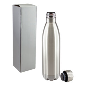 Termo botella 750cc personalizable, set completo