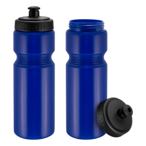 Botella plástica 12 Botella plástica personalizable, color azul