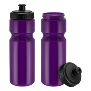 Botella plástica 18 Botella plástica personalizable, color morado